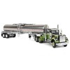 First Gear DCP 1/64 Dark Green/Olive White Western Star 4900 36in Sleeper with Brenner Chemical Tanker 60-1640 - 2 of 4