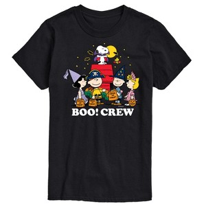 Men's - Peanuts - Boo Crew Short Sleeve Graphic T-Shirt - 1 of 4