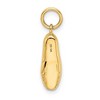 Black Bow Jewelry 14k Yellow Gold 3D Ballet Slipper Charm - 3 of 4