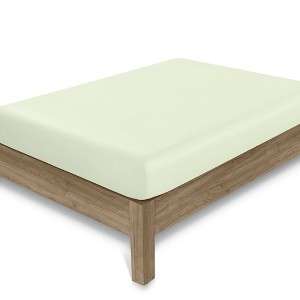 Fitted Sheet Only, 100% Organic Cotton Percale, Cool & Crisp, Deep Pocket - by California Design Den - 1 of 4