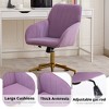 Adjustable Office Chair, Home Bedroom, Ergonomic Swivel Chair, Backrest Seat - 2 of 4