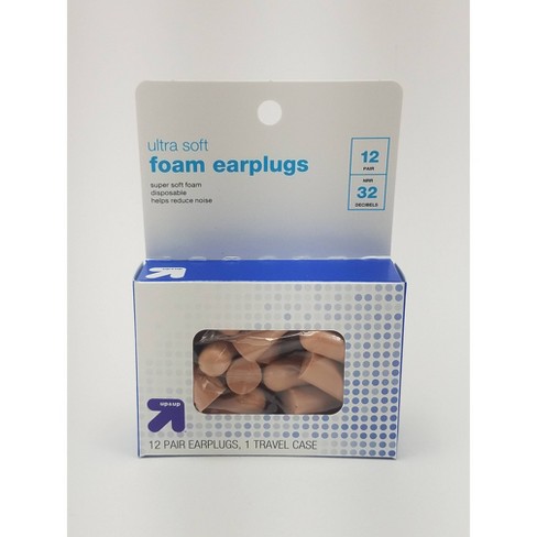 Ultra Soft Foam Ear Plugs With Travel Case 12 Pair Up Up Target