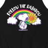 Men's - Peanuts - Follow The Rainbow Graphic Tank Top - 2 of 4