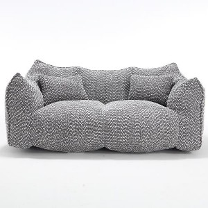 SYFERLORY Soft beanbag chair with high resilience foam core for two people - 1 of 1