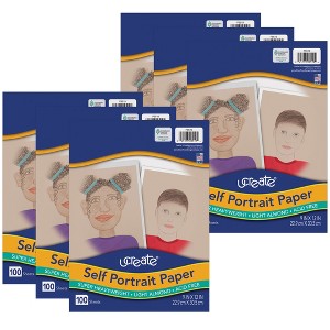 UCreate® Self Portrait Paper, Light Almond, 9" x 12", 100 Sheets Per Pack, 6 Packs - 1 of 3