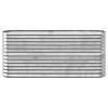 vidaXL Garden Raised Bed Silver Powder-coated steel Large Durable - 3 of 4