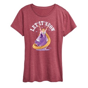 Women's - Disney - Let It Snow Gifts Short Sleeve Graphic T-Shirt - 1 of 4