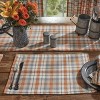 Park Designs Apricot & Stone Plaid Placemat Set of 4 - 2 of 3