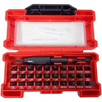 Milwaukee MW4932464240 Bit Set Chrome Vanadium Steel : Milwaukee