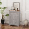 NicBex Minimalist Sideboard Cabinet Farmhouse Kitchen Buffet Cabinet with 2 Doors Small Storage Cabinet for Small Space,Living Room - 2 of 4