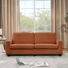 83" Modern Sofa, Corduroy 3 Seater Deep Seat Couch with Wide Armrest, Removable Washable Cushion Cover, Comfy Sofa - 4 of 4