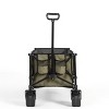 Foldable Extended Wagon with Extra Large Capacity, Heavy Duty Utility Cart with All Terrain Wheels for Camping, Garden, Beach, Shopping-The Pop Home - 2 of 4