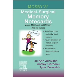 Mosby's Medical-Surgical Memory Notecards - by  Joann Zerwekh & Ashley Zerwekh Garneau & Tyler Zerwekh (Spiral Bound) - 1 of 1