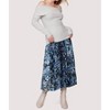 Women's Parsian Bleu Midi Skirt - LOST + WANDER - 4 of 4