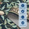 Botanical Print Area Rugs for Living Room Bird Pattern Washable Rug Non-Slip Low-Pile Carpet for Bedroom Dining Room - 4 of 4