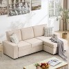 Modular Sectional Sofa, U/L-Shaped Couch w/ Removable Cover, Modern Convertible Deep Seat Sofa, Comfy Cloud Sleeper Sofa Couch for Living Room&Office - 4 of 4
