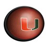 College Football Pigskin Design Oval Slimline Lighted Wall Sign - 2 of 4