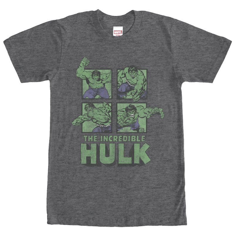 Men's Marvel Hulk Panels T-Shirt, 1 of 5