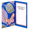 Carlton Cards Thinking of You Card for Friends Butterfly and Leaves - 2 of 3