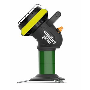 Comfort Gear Portable Personal Propane Heater, Indoor Safe for Camping, Garage, Patio, Tent, Outdoor, 4,000 BTU, Fits 1 Pound LP Tank, Black/Yellow - 1 of 4