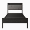 CAVINAS Twin/Full/Queen Size Platform Bed Frame with Storage Upholstered Headboard,No Box Spring Needed - 4 of 4