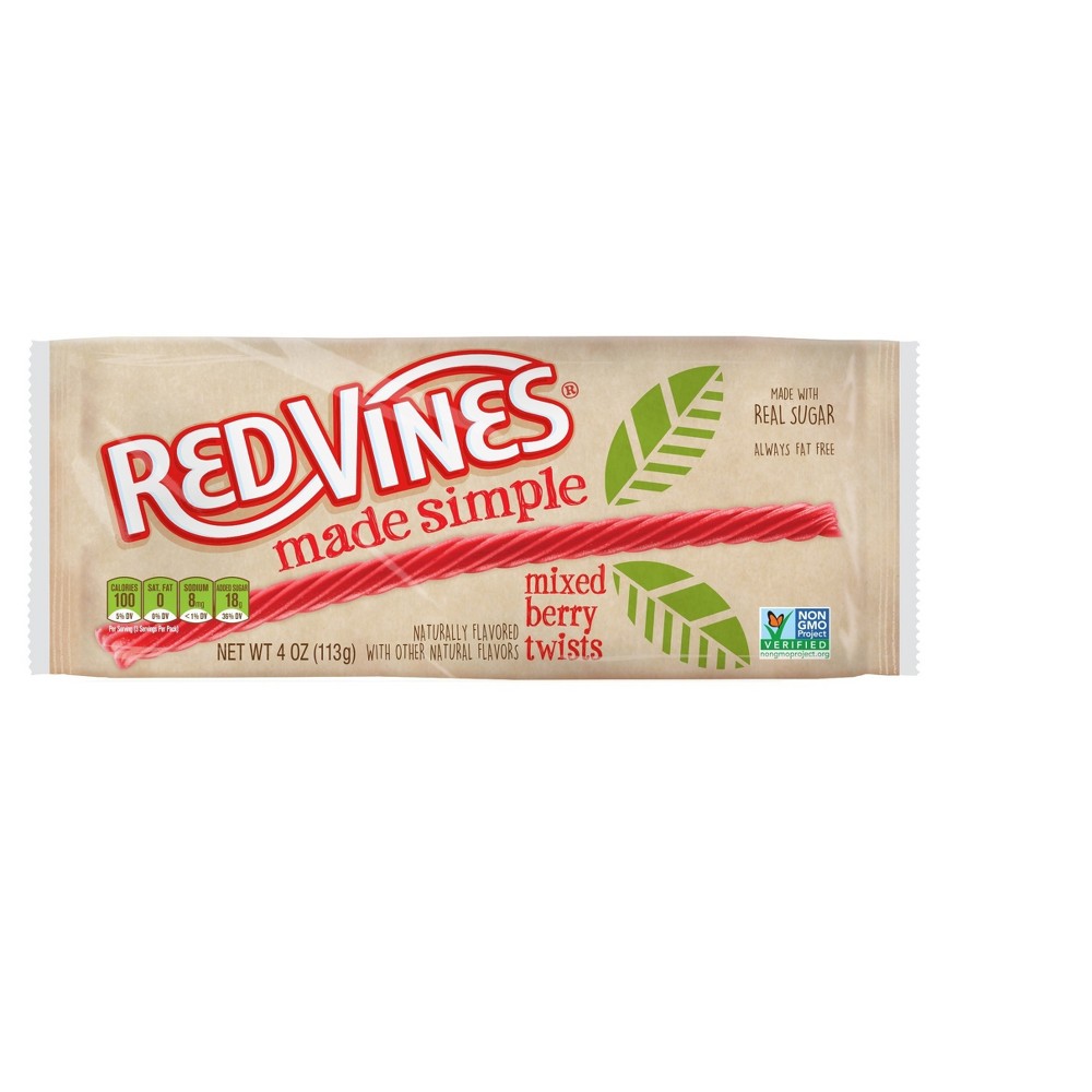 UPC 041364502045 product image for Red Vines Twists Mixed Berry Licorice Candy - 4 oz | upcitemdb.com