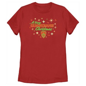 Women's Guardians of the Galaxy Holiday Special A Very Guardians Christmas T-Shirt - 1 of 4