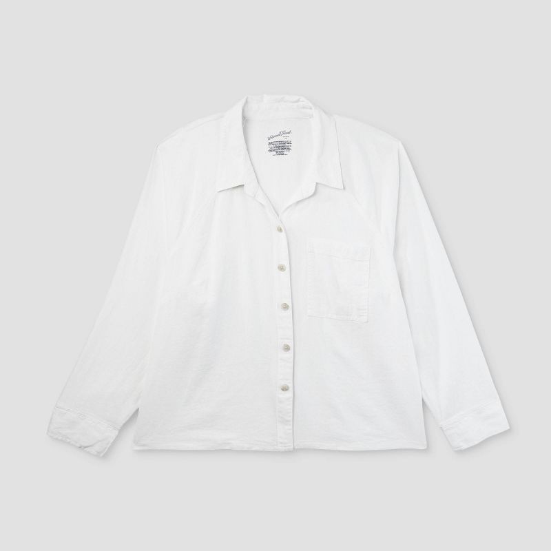 Women's Long Sleeve Adaptive Button-Down Shirt - Universal Thread™, 1 of 8
