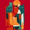 Men's Design By Humans Cat Cat Cat By radiomode T-Shirt - 2 of 4