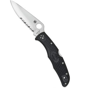 Spyderco Endura 4 Lightweight Folding Knife with 3.80" VG-10 Steel Blade | Get Powerhouse Cutting Performance with the CombinationEdge and FRN Handle - 1 of 4