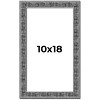 PosterPalooza | Distressed Black Picture Frame - UV Acrylic, Foam Board Backing, Hanging Hardware - 2 of 4