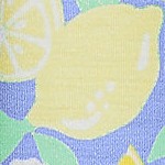 light periwinkle lemon floral