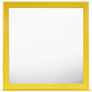 Passion Furniture 38 in. x 38 in. Classic Square Wood Framed Dresser Mirror - 1 of 4