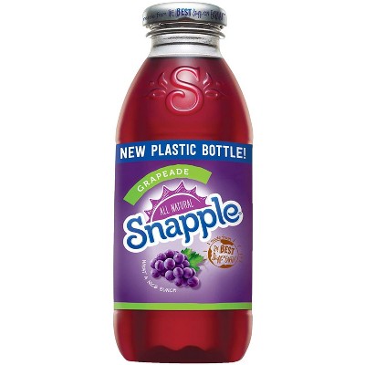 Snapple Grapeade, All Natural, 16 Fl Oz (Pack of 8)