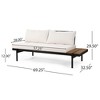 Infurnic Patio Sofas, Modern Outdoor Furniture Set Featuring Unique Design,Perfect for Gardens, Living Spaces, Beige, 69.25"*32.5"*29.5" - 2 of 4