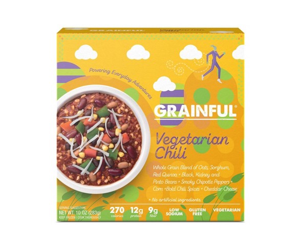 Grainful Frozen Vegetarian Chili Gluten Free - 10oz