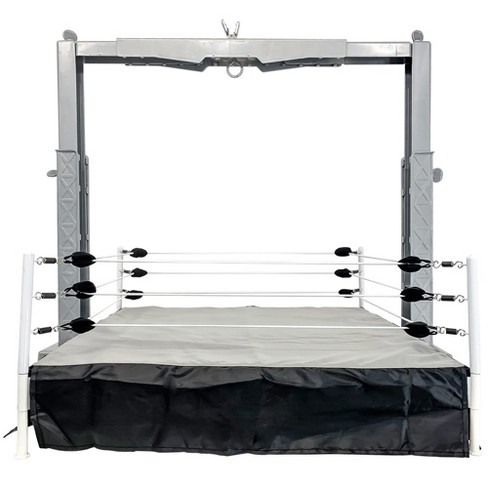 Wrestling Ring & Grab The Gear Adjustable Playset for WWE & AEW Wrestling Action Figures - image 1 of 4