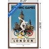 Trends International Team USA - London 1948. Games of the XIV Olympiad. Framed Wall Poster Prints - 3 of 4