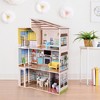 Olivia's Little World Mediterranean 3-Story Wooden Dollhouse for 12" Dolls# - 4 of 4