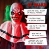 Karl Home 2.6 Ft. Animated Clown Decoration With Creepy Red LED Eyes Halloween Decoration - 3 of 4