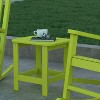 Emma and Oliver Indoor/Outdoor Polyresin Adirondack Side Table for Porch, Patio, or Sunroom - 4 of 4