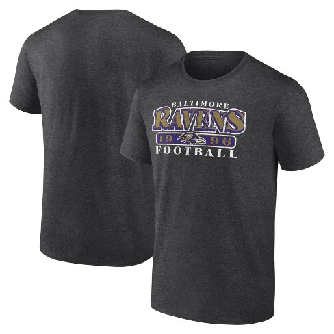 Nfl Baltimore Ravens Men s Gray Short Sleeve T shirt S Target