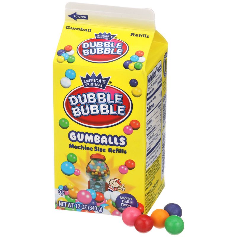 Dubble Bubble Machine Size Refills Gumballs - 12oz, 4 of 9