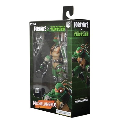 Детские фигурки NECA Fortnite/Teenage Mutant Ninja Turtles Action Figure - Ultimate Michelangelo - 7" Scale — фото 3