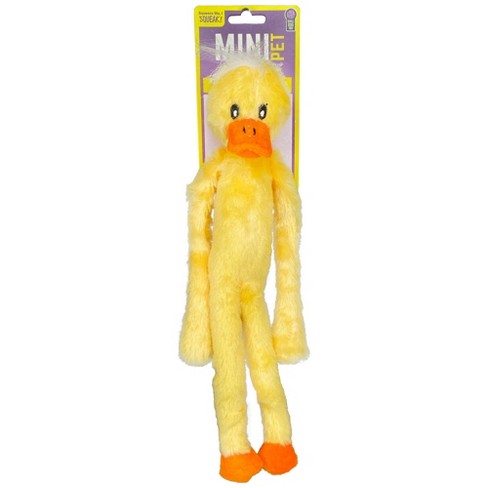 Stuffed yellow best sale duck dog toy