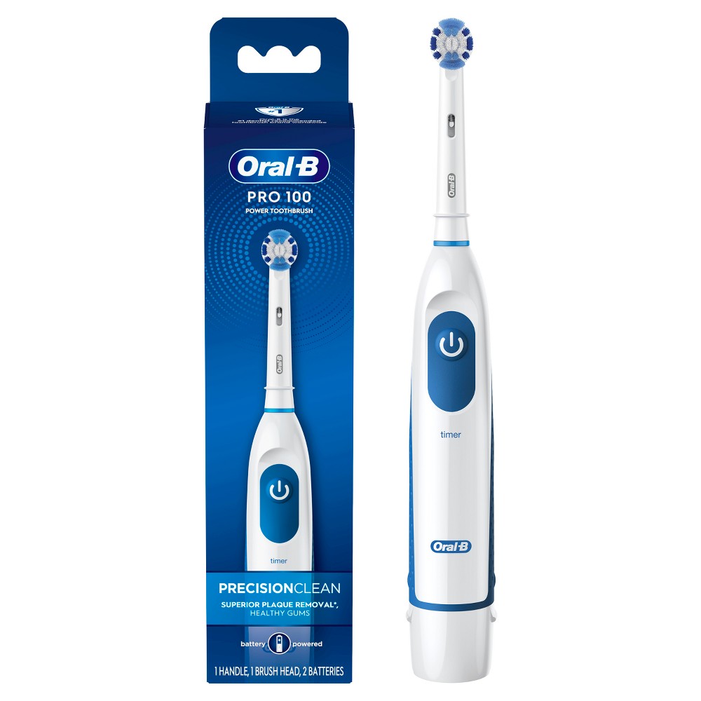Photos - Electric Toothbrush Oral-B PRO 100 Precision Clean Battery Toothbrush 