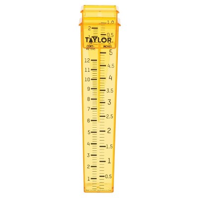 Taylor Yellow 2-in-1 Rain and Sprinkler Gauge