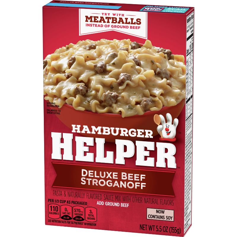 Hamburger Helper Deluxe Beef Stroganoff - 5.5oz, 3 of 11