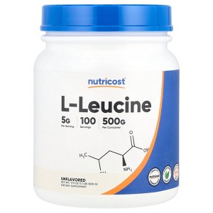 Nutricost L-Leucine, Unflavored, 17.9 oz  (500 g) - 1 of 2