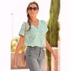 Women's Printed V-Neck Blouse Shirt - LASCANA - 3 of 4